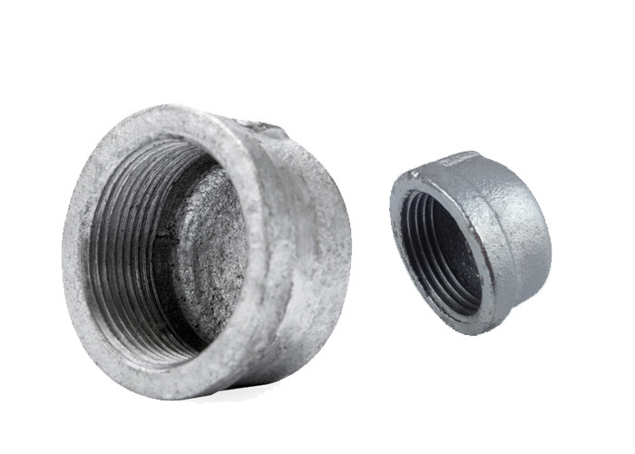 ガス管のエンド キャップは適切な、円形の水線帽子の可鍛性鉄材料を配管する