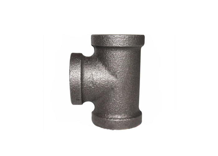 3 / 4インチの管のコネクターの可鍛性鉄のティーは鋳鉄の通された付属品を