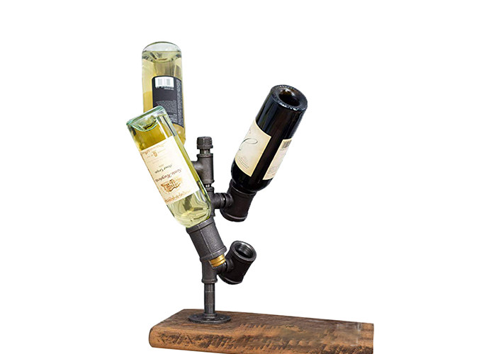 台所/家棒のための産業管4のびんのワインの棚のワインのホールダー